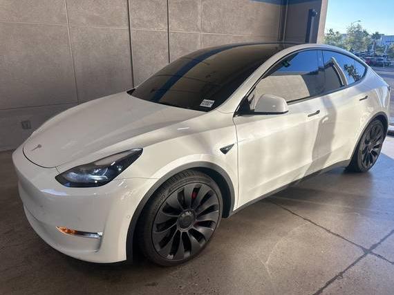 TESLA MODEL Y 2021 5YJYGDEFXMF230235 image